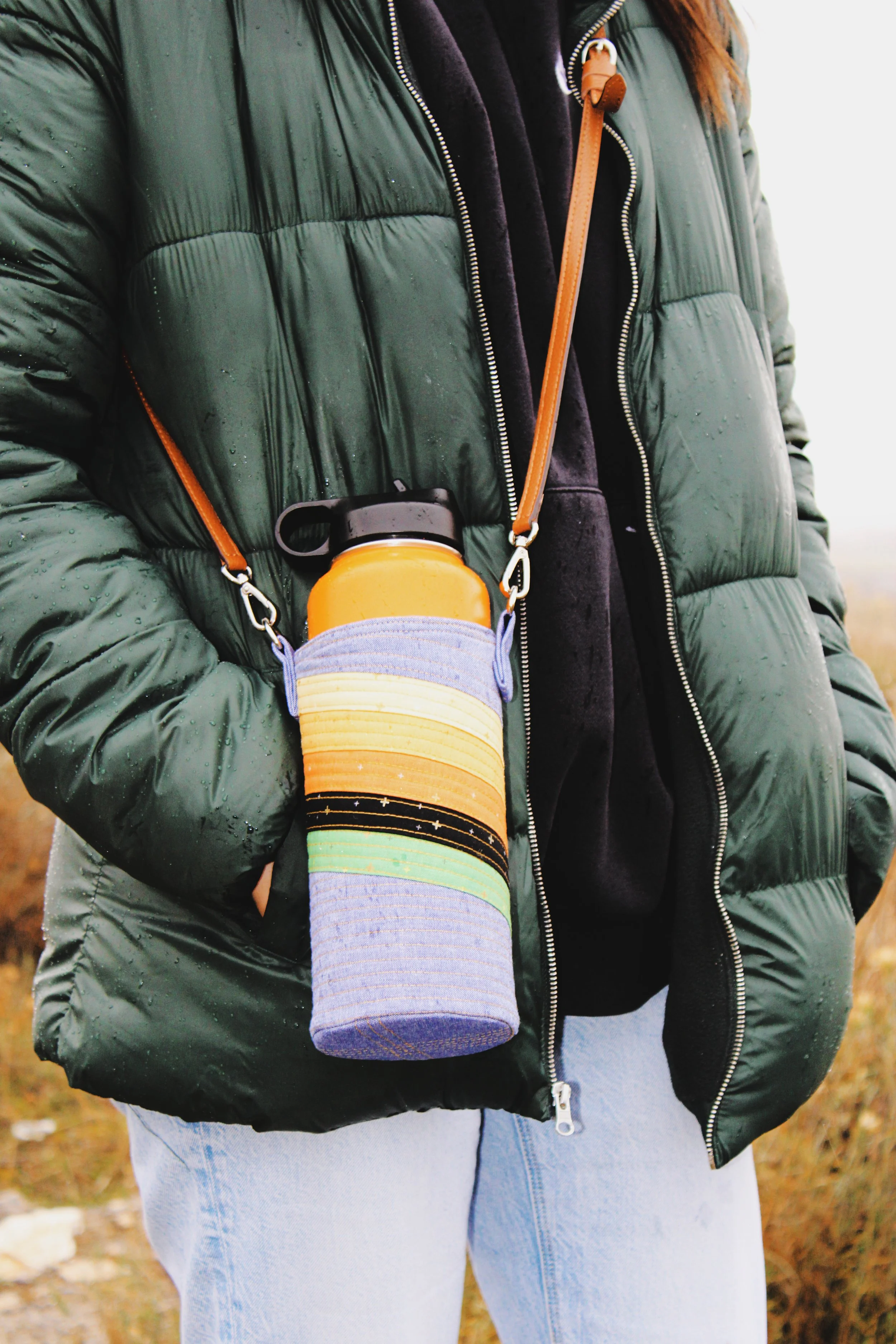 Quilted Hydro Flask Holder Tutorial Bayhill Studio